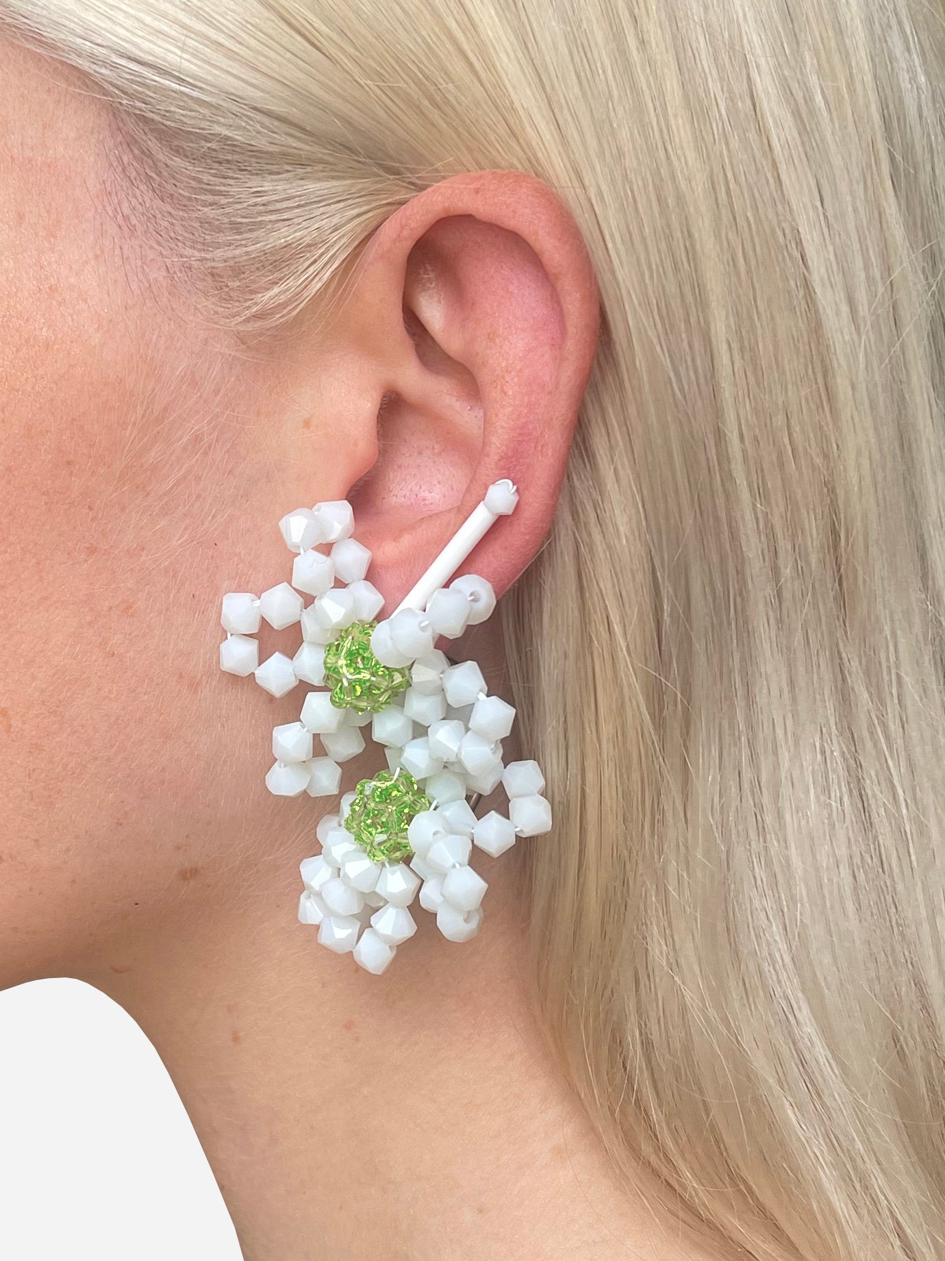 LENA TULINUS LOOP LOCKER STUD EARRING
