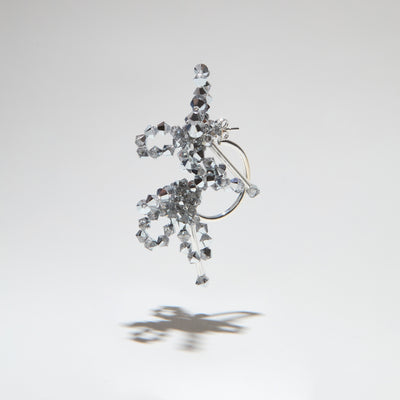 BOUCLE D'OREILLE À FERMOIR ANNEAU ALABASTRA ARGENTUM