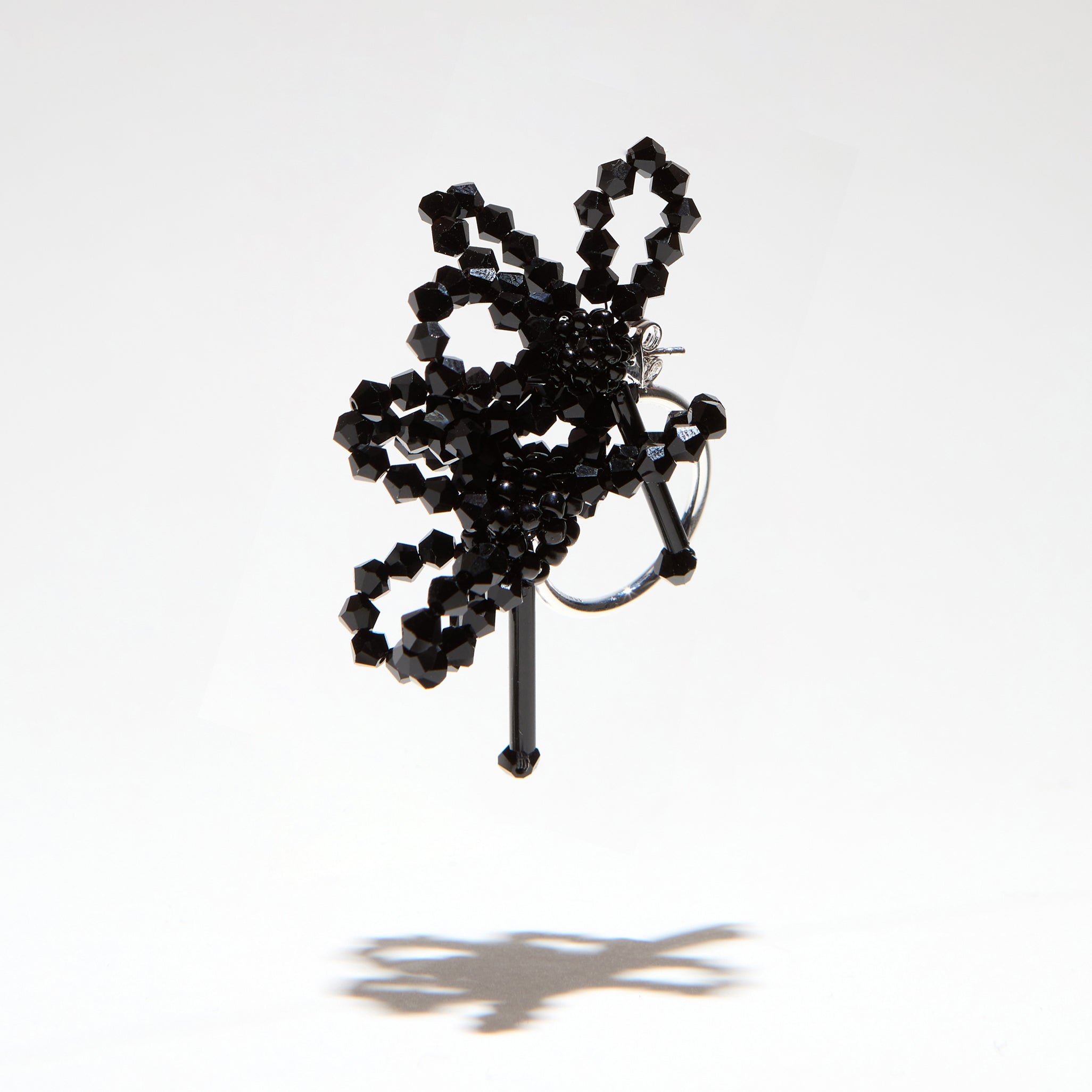 ASTER CONSUMPTIS LOOP LOCKER STUD EARRING