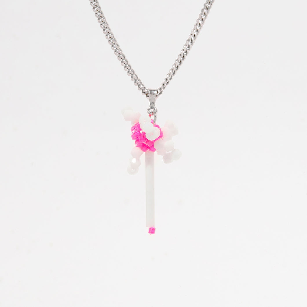 ALBA - Flower crystal pendant necklace