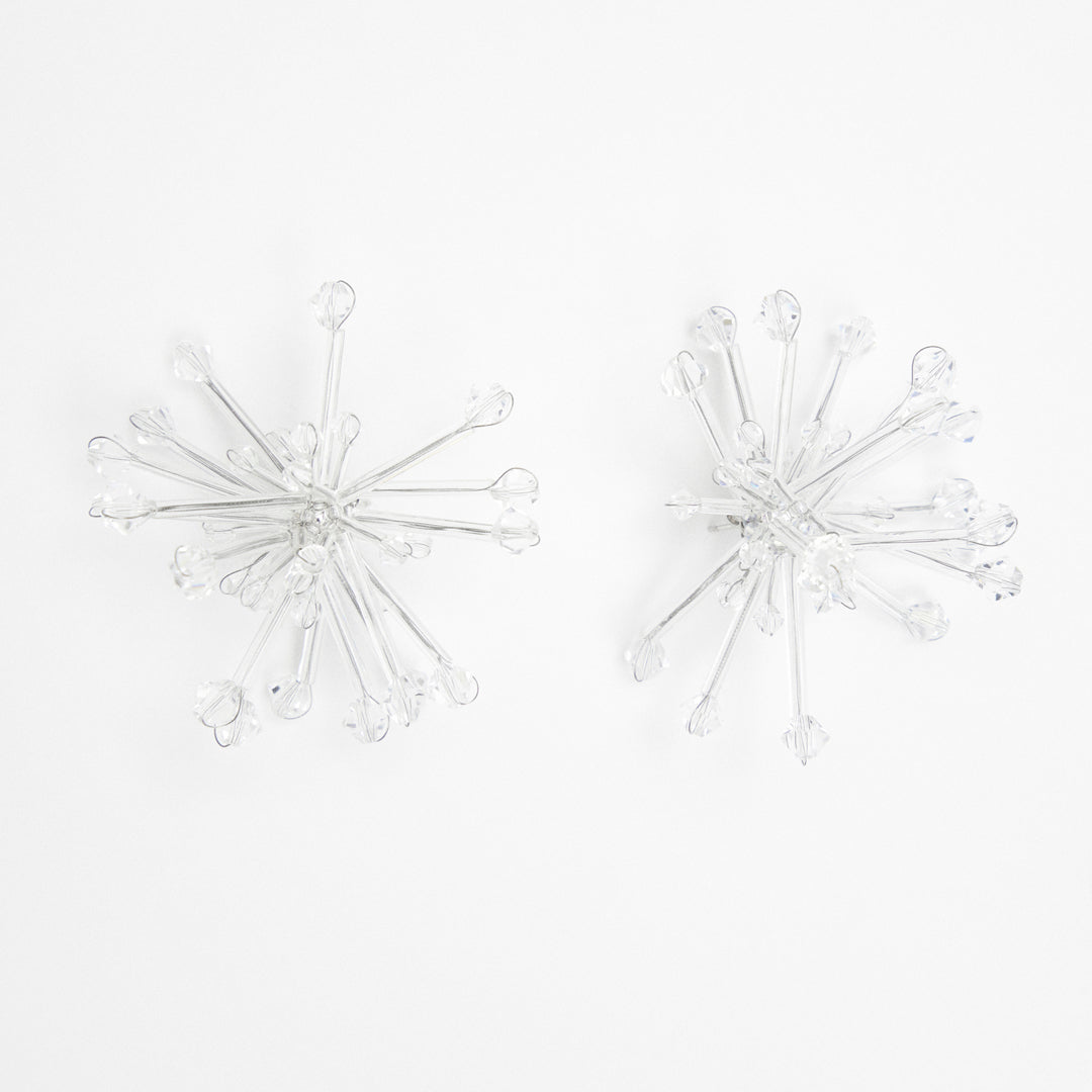 ALLIUM CEPA CLEAR MINI EARRINGS