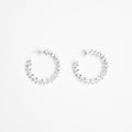ARIDITY SILVER SPIKY LOOPS