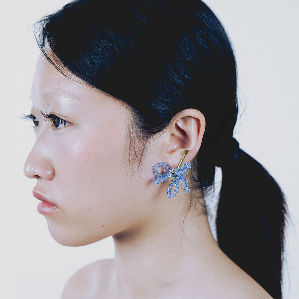 ASTER BLUA MINIMUS FLORAL EARRINGS