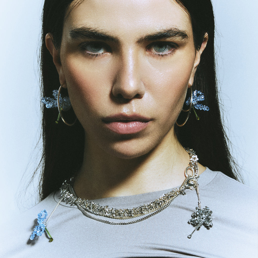 ASTER BLUA MISAKI NECKLACE