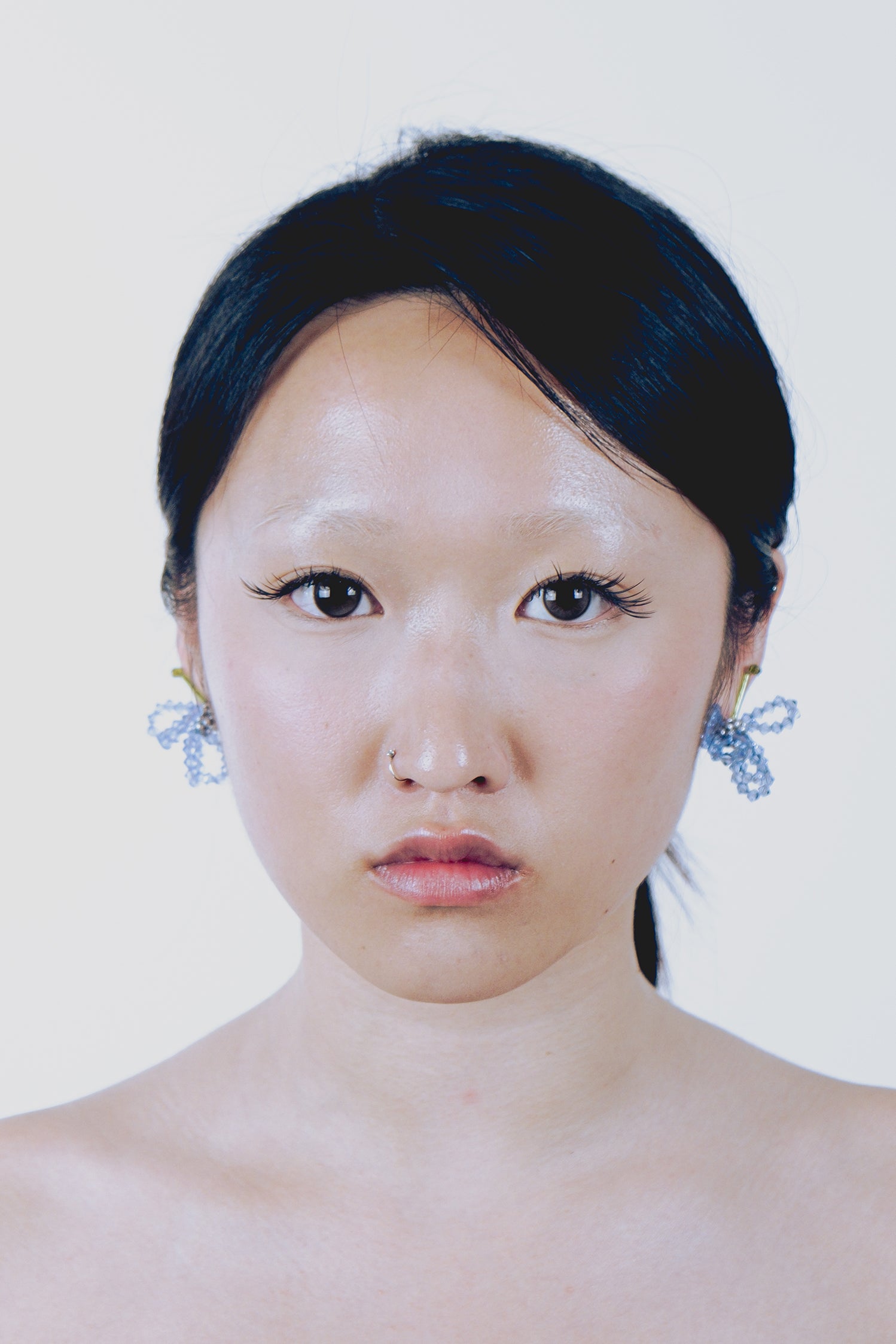ASTER BLUA MINIMUS FLORAL EARRINGS