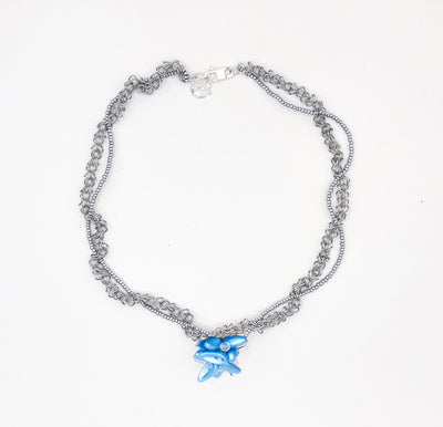 BARBELLIUM BLUE TANGLED CHAIN