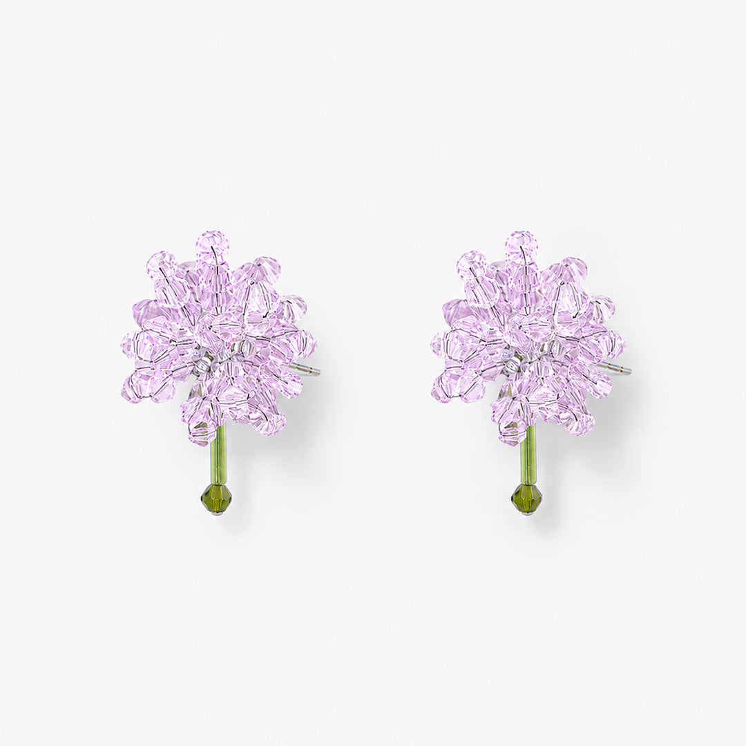 ERICA PINK FLORAL MINIMUS EARRINGS