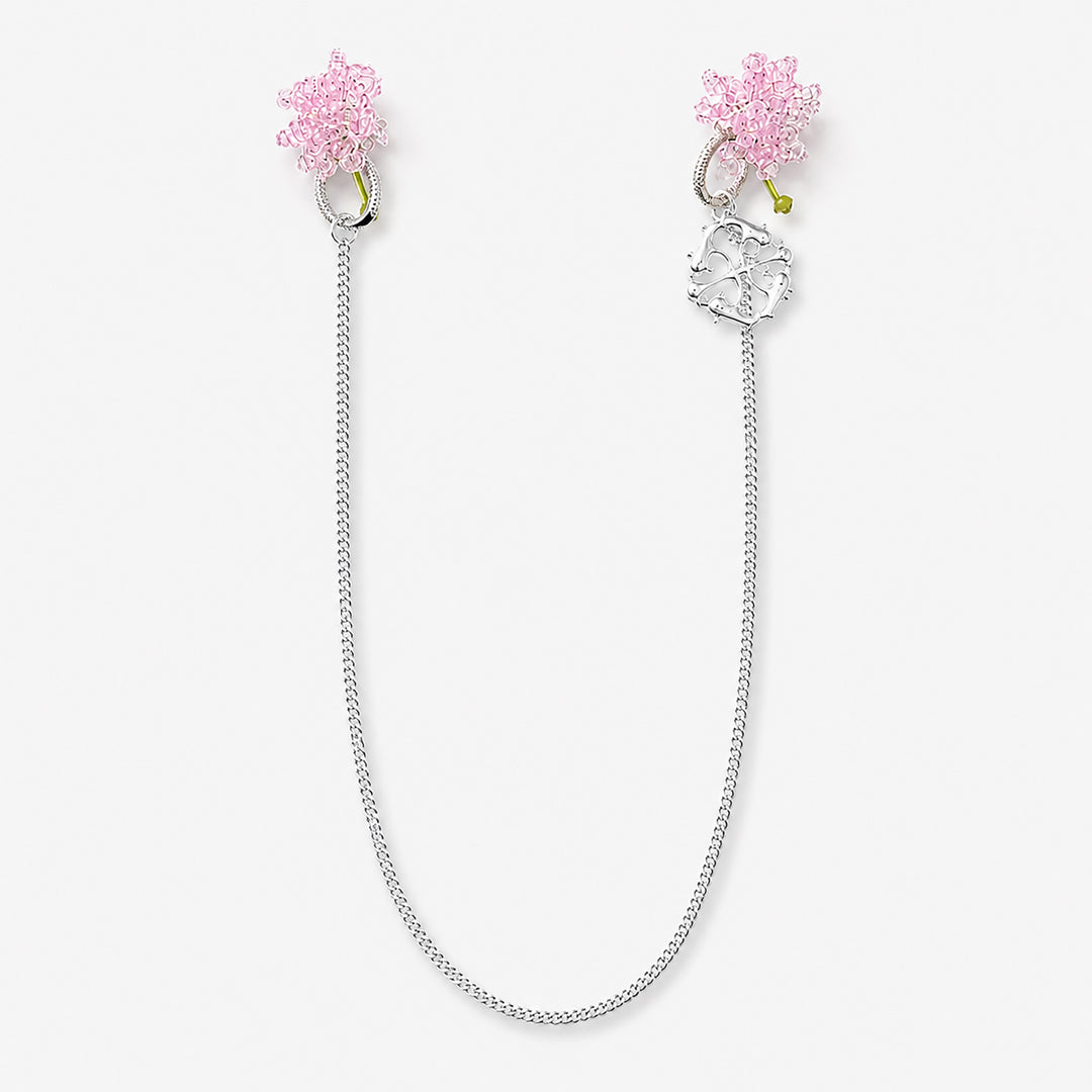 ERICA ROSA - DIOP EARRINGS WITH CHAIN