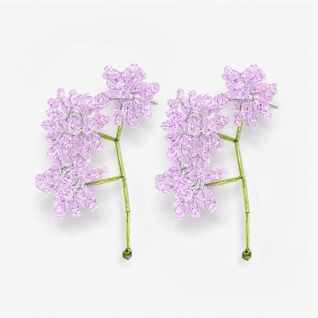 ERICA PINK FLORAL EARRINGS