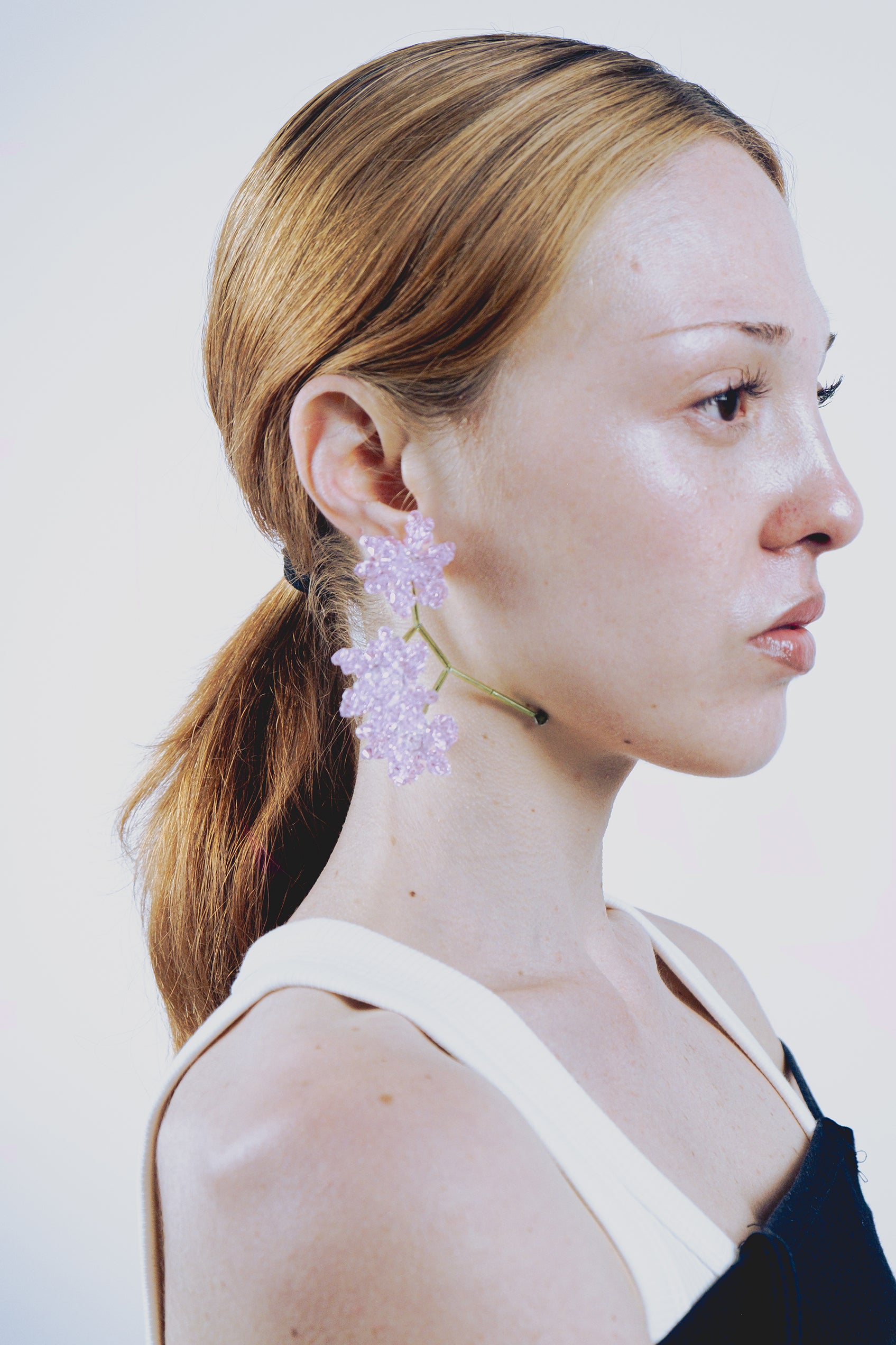 ERICA PINK FLORAL EARRINGS