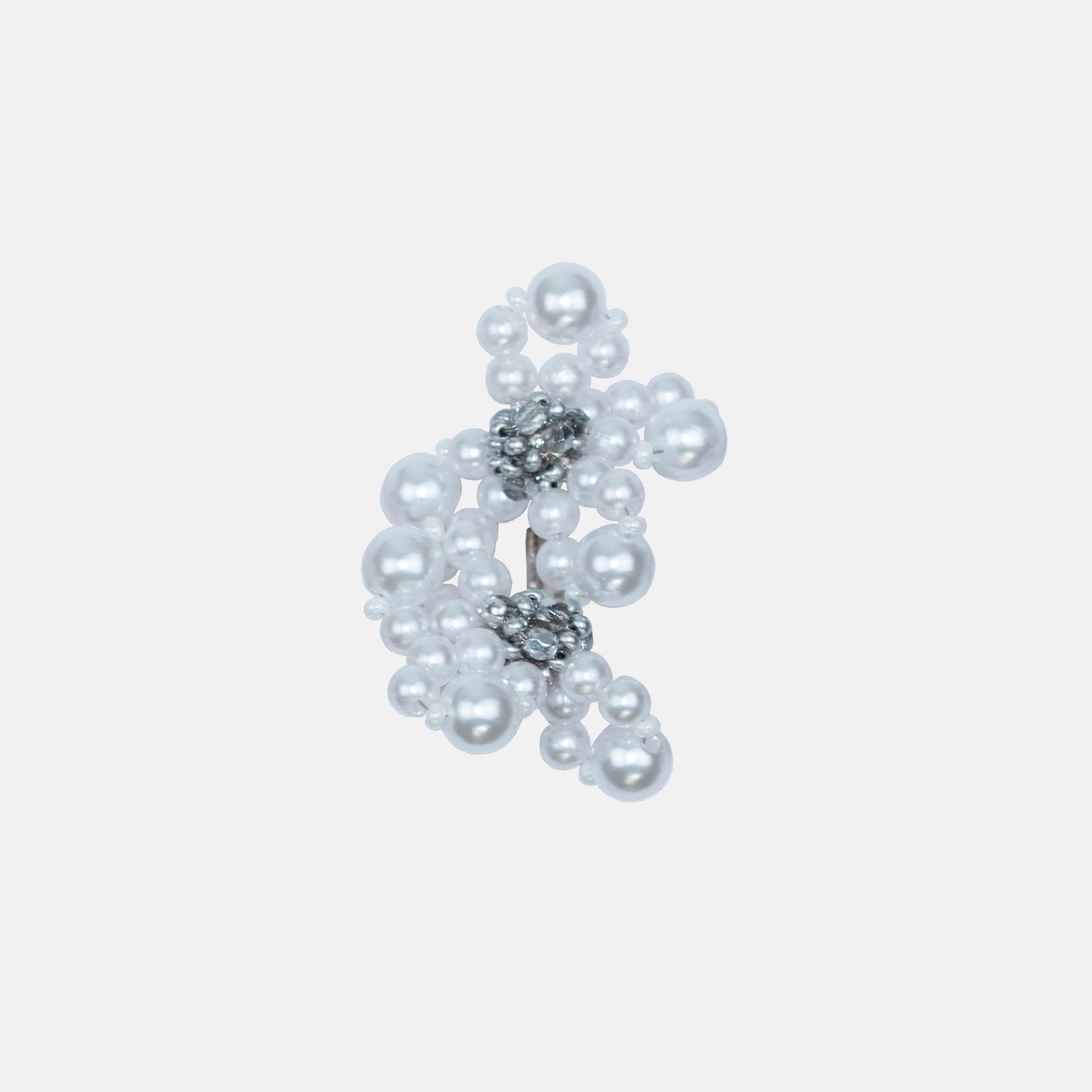 GYPSOPHILA ARGENTA LOOP LOCKER EARRING