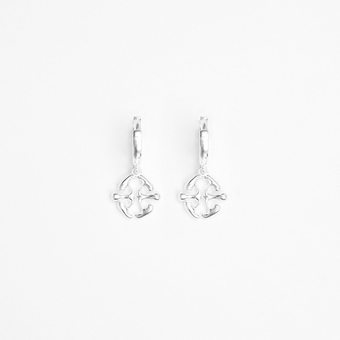 LOGO SILVER MINI LOOPS