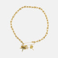 MICEA - COLLIER MULTI-CHARMS DORÉ