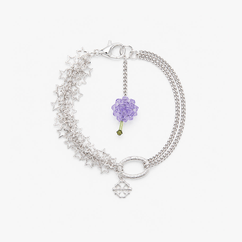 PAEONIA PURPLE MISAKI BRACELET