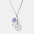 PAEONIA PURPLE WILLIAMS NECKLACE