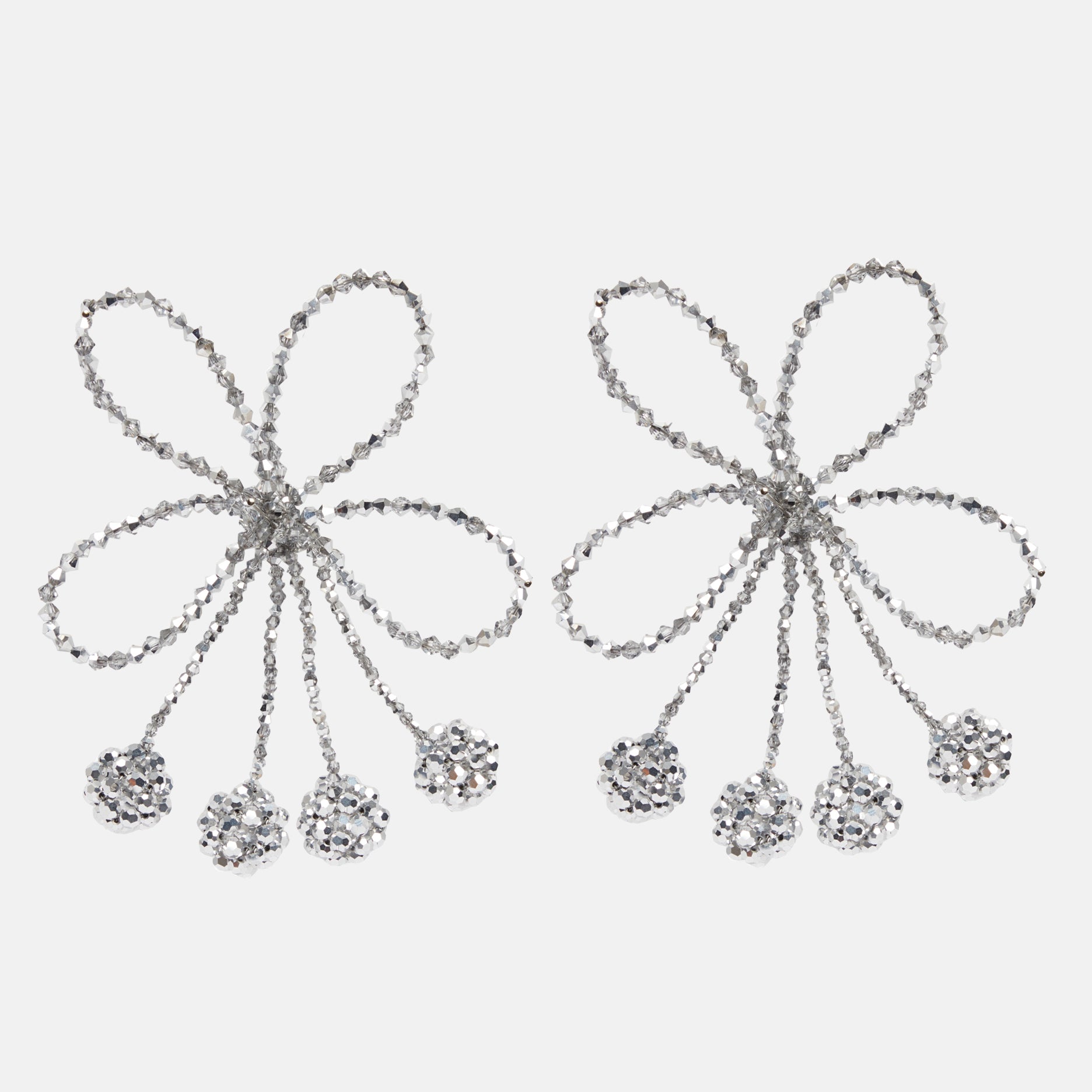 PRUNUS ARGENTUM - BOUCLES D'OREILLES 