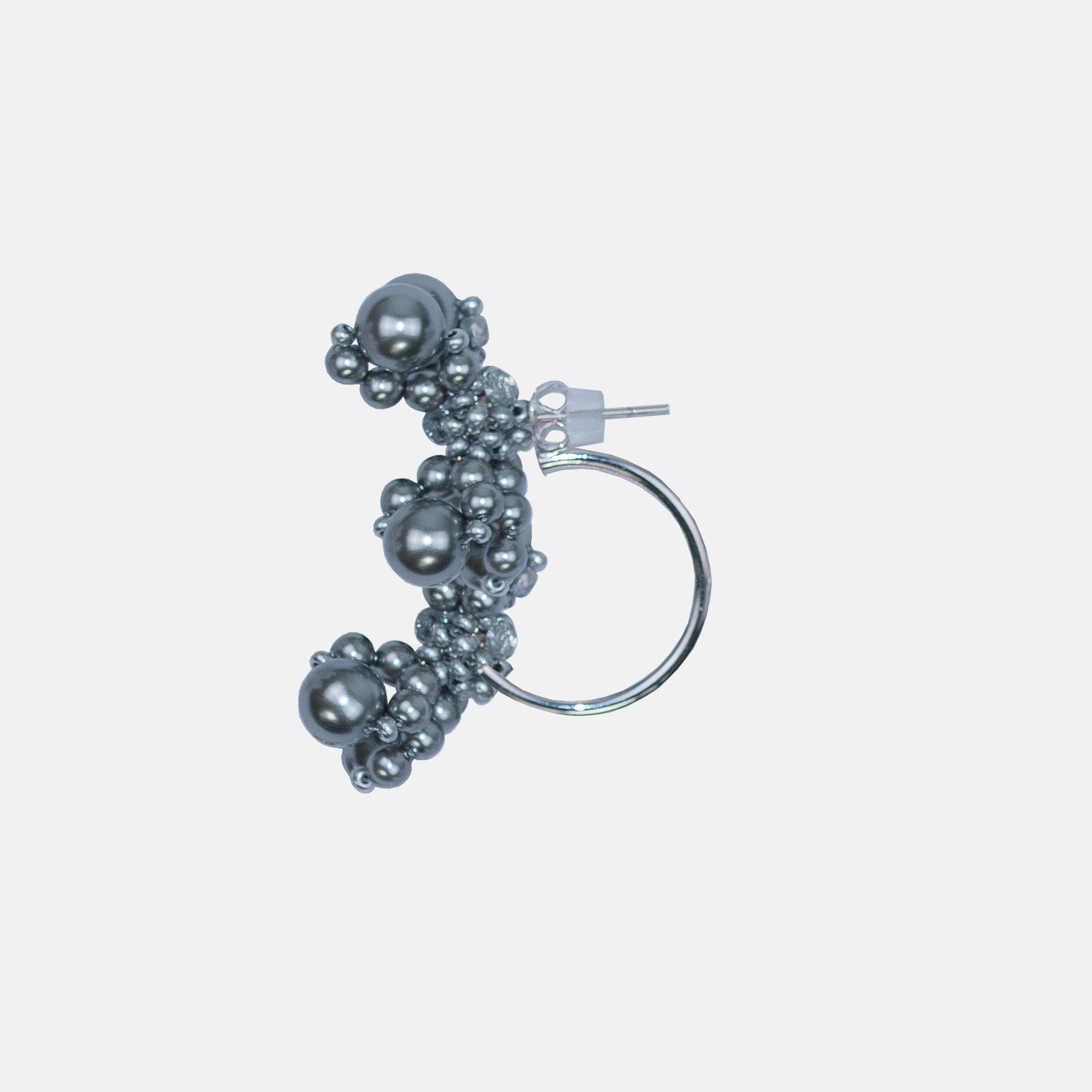 VANTA ARGENTA LOOP LOCKER EARRING