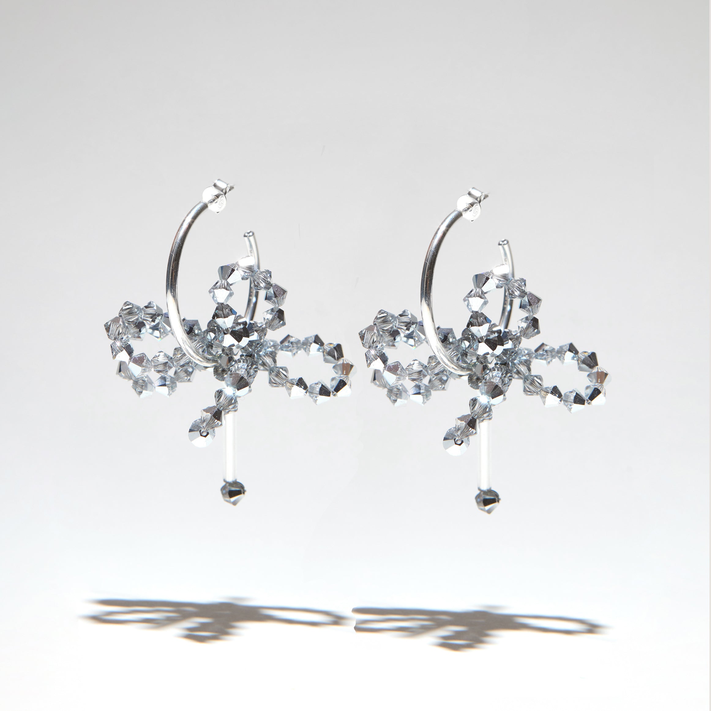 ALABASTRA ARGENTUM LOOP EARRINGS