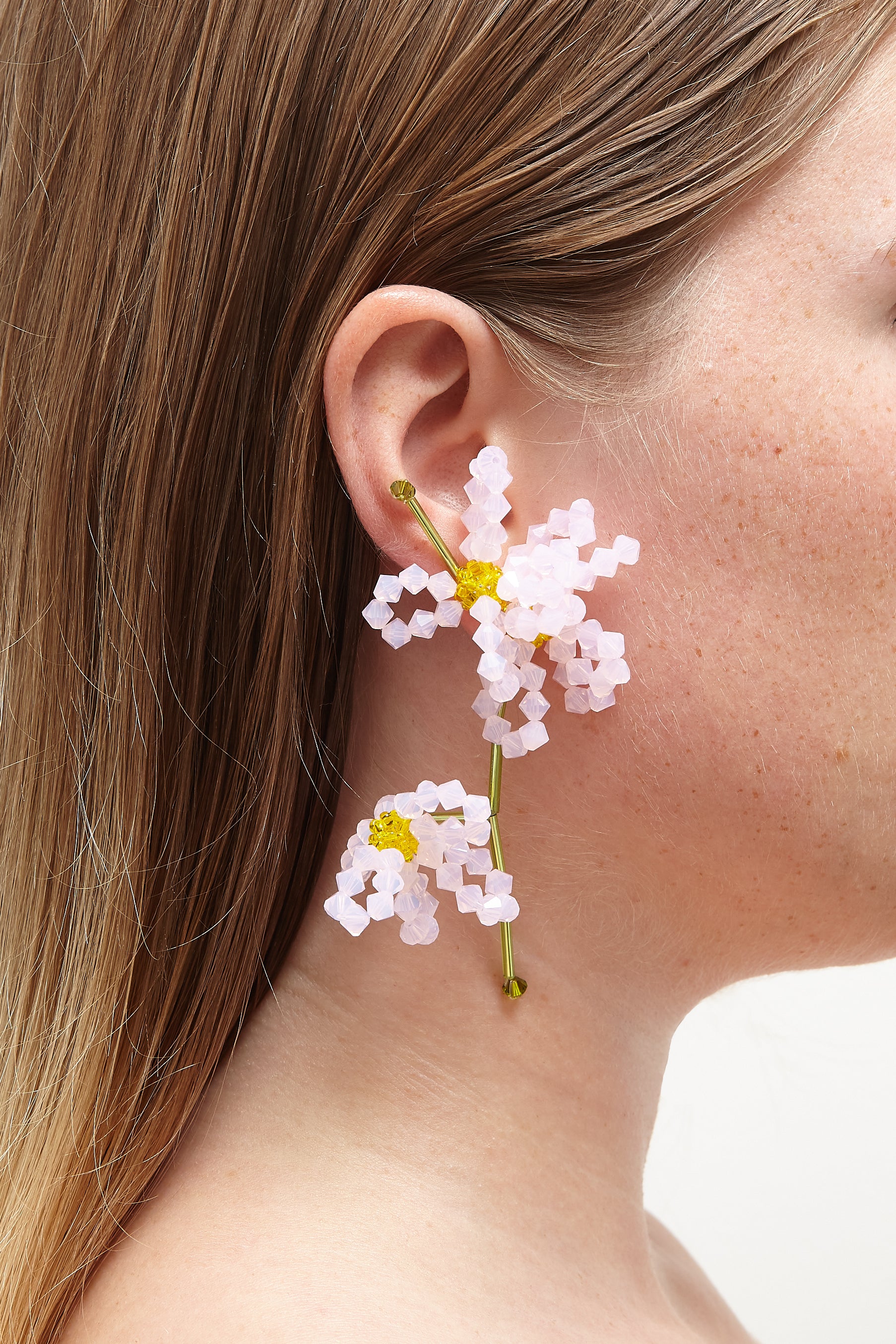 BOUCLES D'OREILLES ASTER CHINENSIS