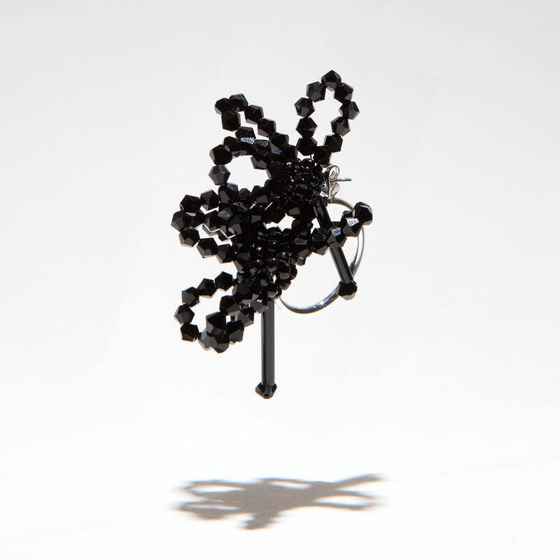 BOUCLE D'OREILLE À FERMOIR ANNEAU ASTER CONSUMPTIS