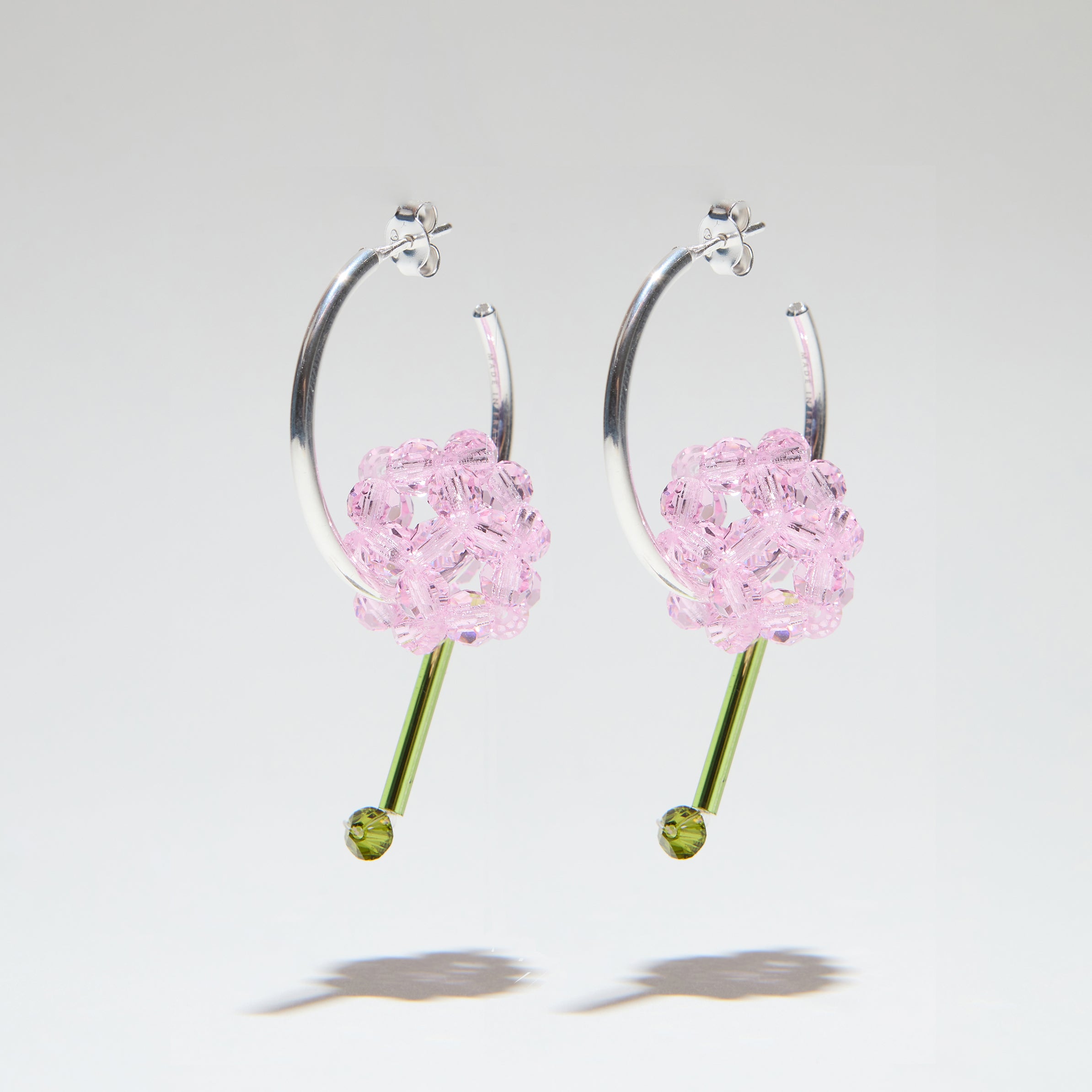 PAEONIA SUFFRUTICOSA LOOP EARRINGS